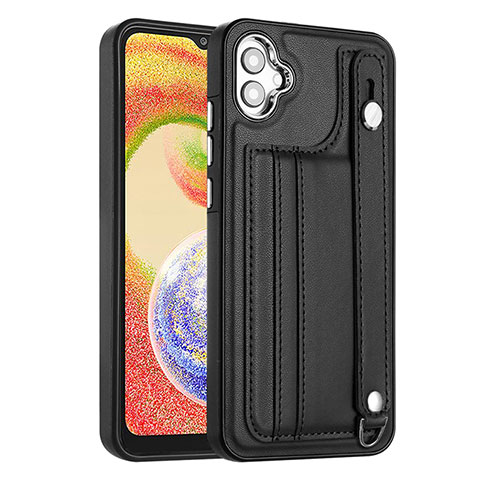 Funda Lujo Cuero Carcasa YB4 para Samsung Galaxy A04 4G Negro