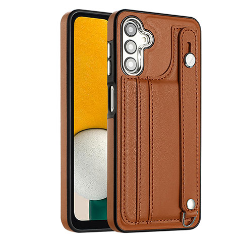 Funda Lujo Cuero Carcasa YB4 para Samsung Galaxy A14 5G Marron