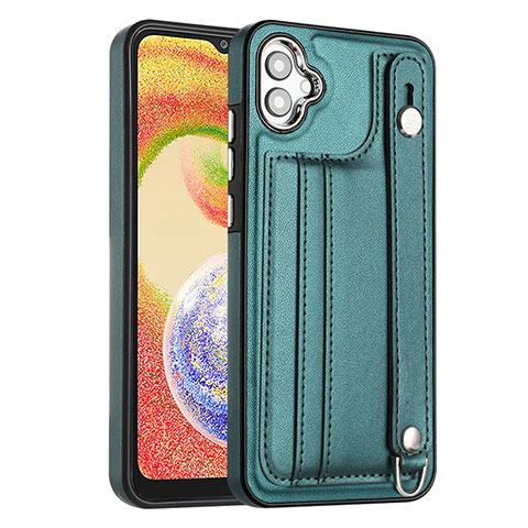 Funda Lujo Cuero Carcasa YB4 para Samsung Galaxy F04 Verde