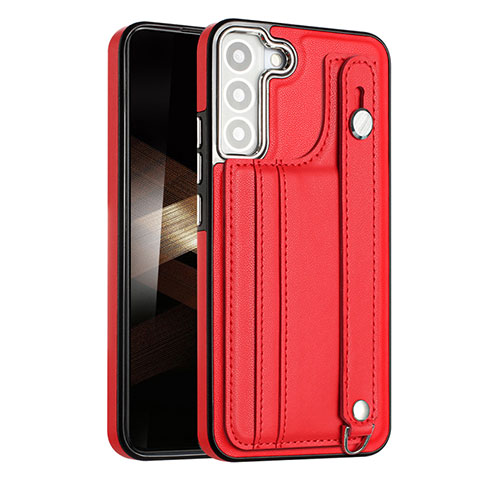 Funda Lujo Cuero Carcasa YB4 para Samsung Galaxy S24 5G Rojo