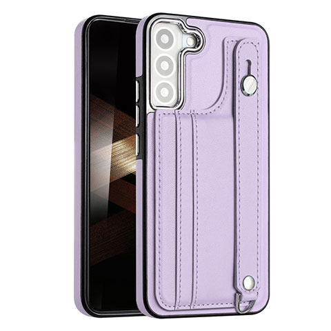 Funda Lujo Cuero Carcasa YB4 para Samsung Galaxy S24 Plus 5G Morado