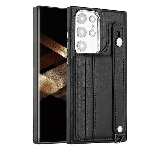 Funda Lujo Cuero Carcasa YB4 para Samsung Galaxy S24 Ultra 5G Negro