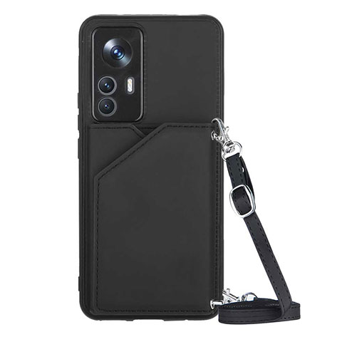 Funda Lujo Cuero Carcasa YB4 para Xiaomi Redmi K50 Ultra 5G Negro