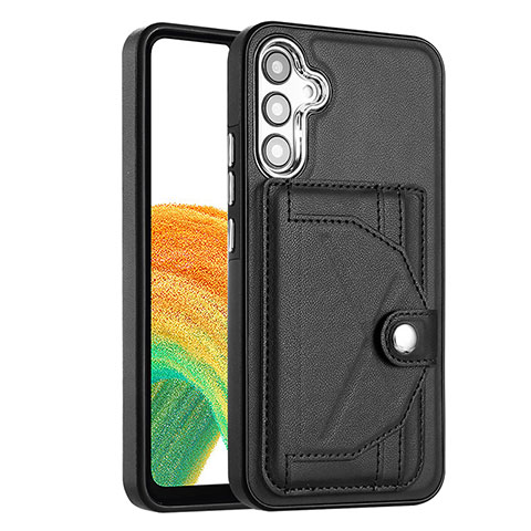 Funda Lujo Cuero Carcasa YB5 para Samsung Galaxy A34 5G Negro