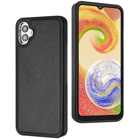 Funda Lujo Cuero Carcasa YB6 para Samsung Galaxy A04 4G Negro