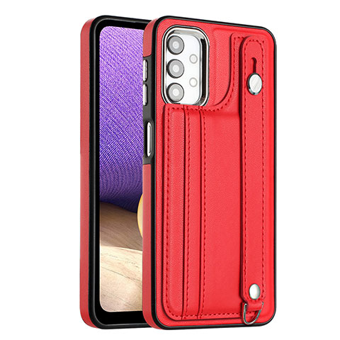 Funda Lujo Cuero Carcasa YB6 para Samsung Galaxy A23 4G Rojo