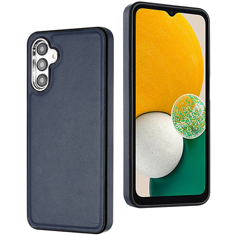 Funda Lujo Cuero Carcasa YB6 para Samsung Galaxy M44 5G Azul