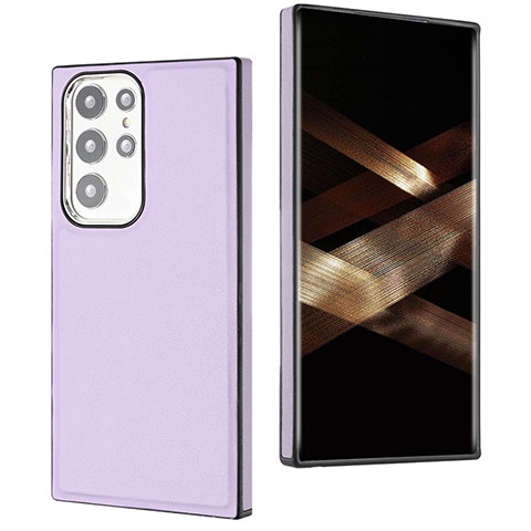 Funda Lujo Cuero Carcasa YB6 para Samsung Galaxy S24 Ultra 5G Morado