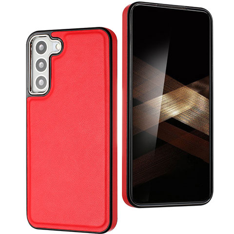 Funda Lujo Cuero Carcasa YB6 para Samsung Galaxy S25 Plus 5G Rojo