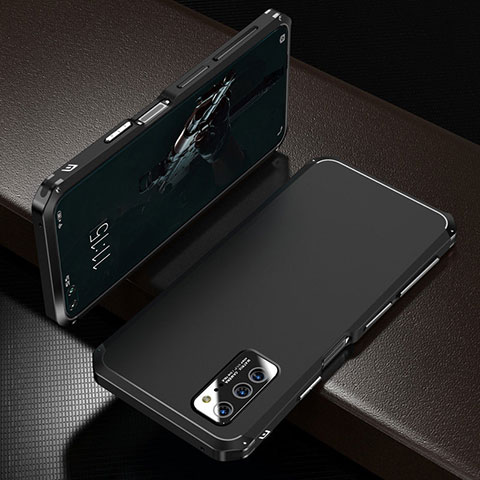 Funda Lujo Marco de Aluminio Carcasa M01 para Huawei Honor V30 5G Negro