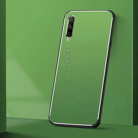 Funda Lujo Marco de Aluminio Carcasa M01 para Huawei P Smart Pro (2019) Verde