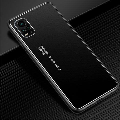 Funda Lujo Marco de Aluminio Carcasa M02 para Vivo V20 Pro 5G Negro