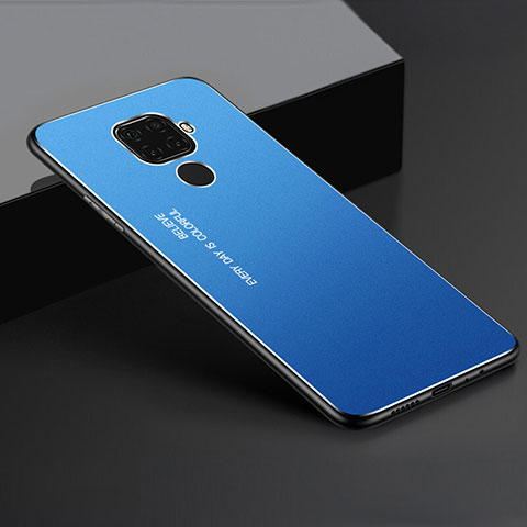 Funda Lujo Marco de Aluminio Carcasa para Huawei Nova 5z Azul