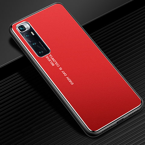 Funda Lujo Marco de Aluminio Carcasa para Xiaomi Mi 10 Ultra Rojo