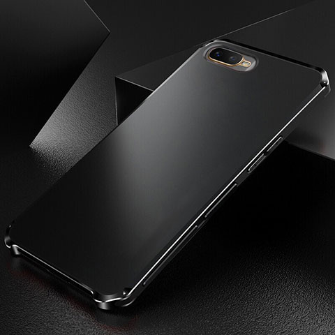 Funda Lujo Marco de Aluminio Carcasa T01 para Oppo RX17 Neo Negro