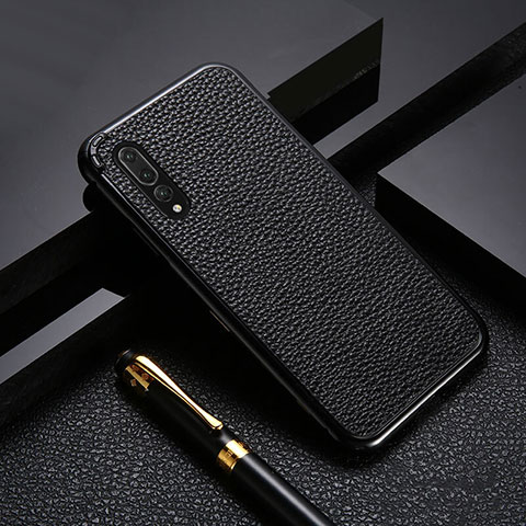 Funda Lujo Marco de Aluminio Carcasa T04 para Huawei P20 Pro Negro