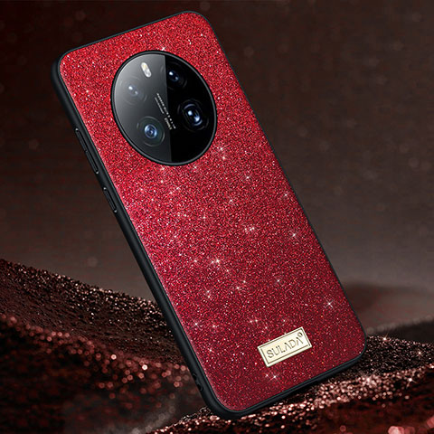 Funda Silicona Carcasa Goma Bling-Bling LD1 para Huawei Mate 50E Rojo