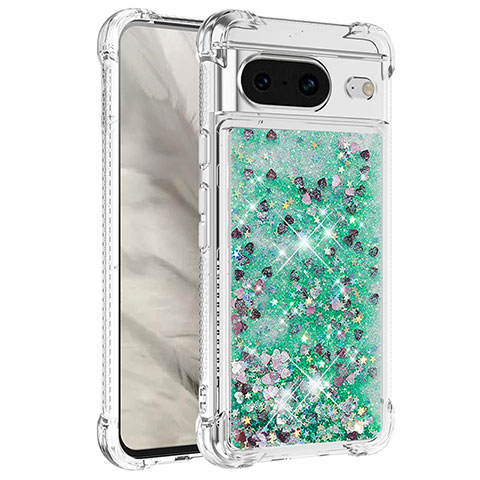 Funda Silicona Carcasa Goma Bling-Bling S01 para Google Pixel 8 5G Verde