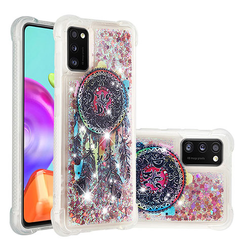 Funda Silicona Carcasa Goma Bling-Bling S01 para Samsung Galaxy A41 Multicolor