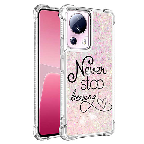 Funda Silicona Carcasa Goma Bling-Bling S01 para Xiaomi Civi 2 5G Rosa