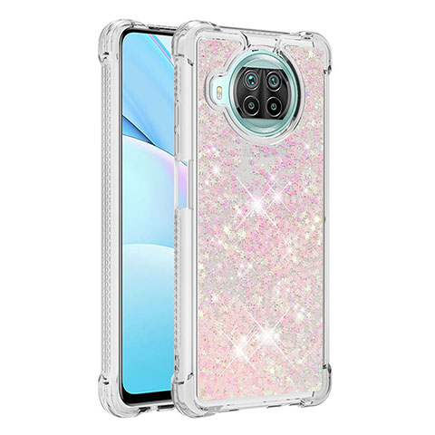 Funda Silicona Carcasa Goma Bling-Bling S01 para Xiaomi Mi 10i 5G Rosa