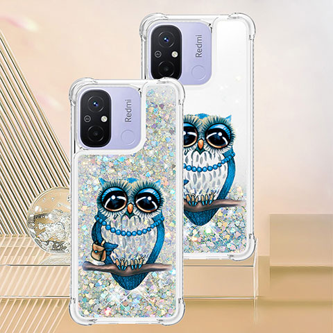 Funda Silicona Carcasa Goma Bling-Bling S01 para Xiaomi Poco C55 Multicolor