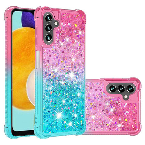 Funda Silicona Carcasa Goma Bling-Bling S02 para Samsung Galaxy A04s Rosa