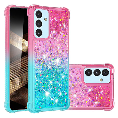 Funda Silicona Carcasa Goma Bling-Bling S02 para Samsung Galaxy A15 4G Rosa