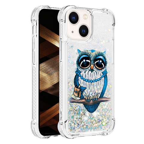 Funda Silicona Carcasa Goma Bling-Bling S03 para Apple iPhone 15 Plus Multicolor