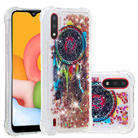 Funda Silicona Carcasa Goma Bling-Bling S03 para Samsung Galaxy A01 SM-A015 Multicolor