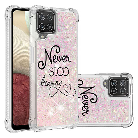 Funda Silicona Carcasa Goma Bling-Bling S03 para Samsung Galaxy A12 Multicolor