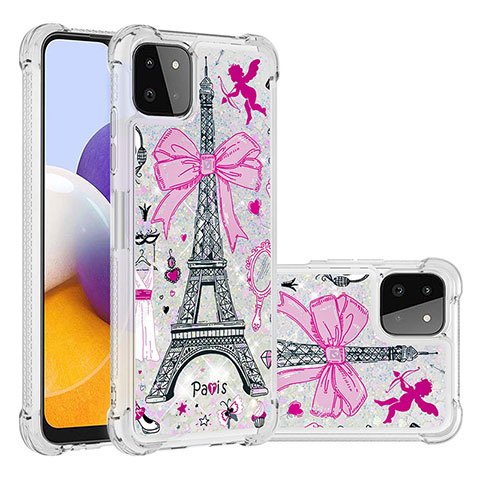 Funda Silicona Carcasa Goma Bling-Bling S03 para Samsung Galaxy A22 5G Multicolor