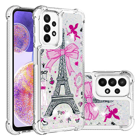 Funda Silicona Carcasa Goma Bling-Bling S03 para Samsung Galaxy A23 4G Multicolor