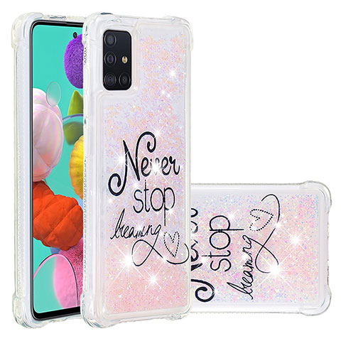 Funda Silicona Carcasa Goma Bling-Bling S03 para Samsung Galaxy A51 4G Multicolor