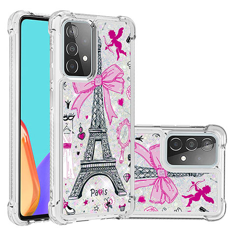 Funda Silicona Carcasa Goma Bling-Bling S03 para Samsung Galaxy A52s 5G Multicolor