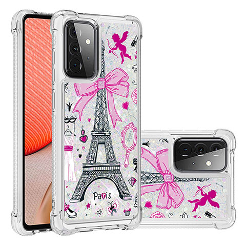 Funda Silicona Carcasa Goma Bling-Bling S03 para Samsung Galaxy A72 5G Multicolor