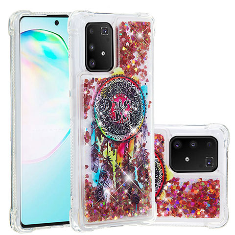 Funda Silicona Carcasa Goma Bling-Bling S03 para Samsung Galaxy A91 Multicolor