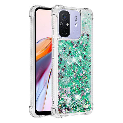 Funda Silicona Carcasa Goma Bling-Bling S03 para Xiaomi Poco C55 Verde