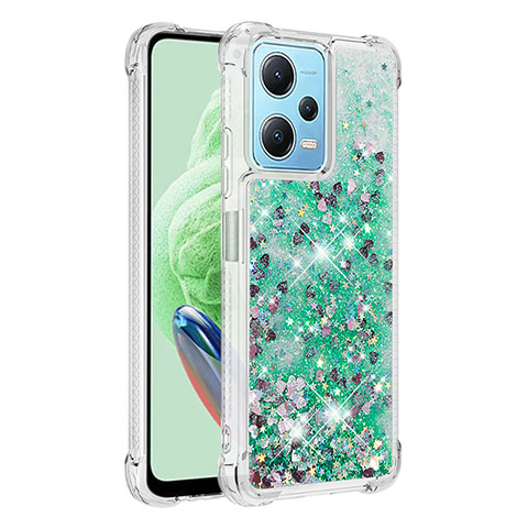 Funda Silicona Carcasa Goma Bling-Bling YB1 para Xiaomi Poco X5 5G Verde