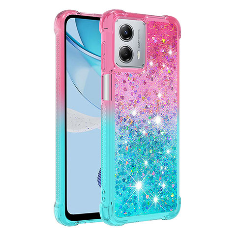 Funda Silicona Carcasa Goma Bling-Bling YB2 para Motorola Moto G 5G (2023) Rosa