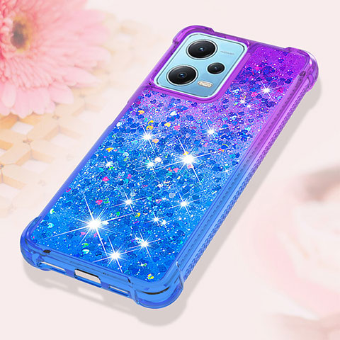 Funda Silicona Carcasa Goma Bling-Bling YB2 para Xiaomi Redmi Note 12 5G Morado