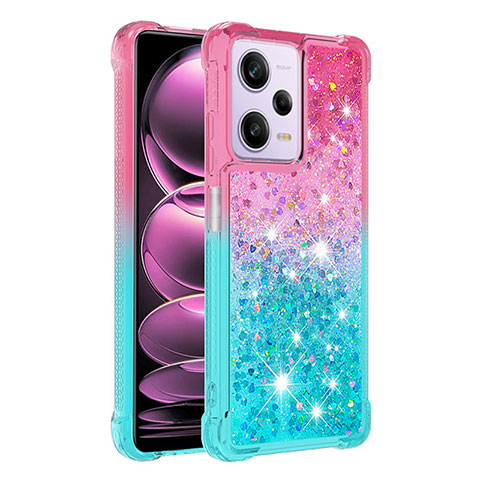 Funda Silicona Carcasa Goma Bling-Bling YB2 para Xiaomi Redmi Note 12 Pro 5G Rosa