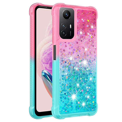 Funda Silicona Carcasa Goma Bling-Bling YB2 para Xiaomi Redmi Note 12S Rosa