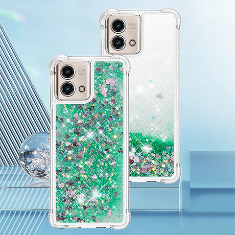 Funda Silicona Carcasa Goma Bling-Bling YB3 para Motorola Moto G Stylus (2023) 5G Verde