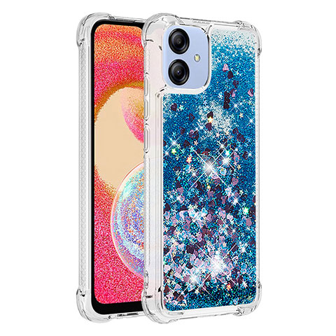 Funda Silicona Carcasa Goma Bling-Bling YB3 para Samsung Galaxy A04E Azul