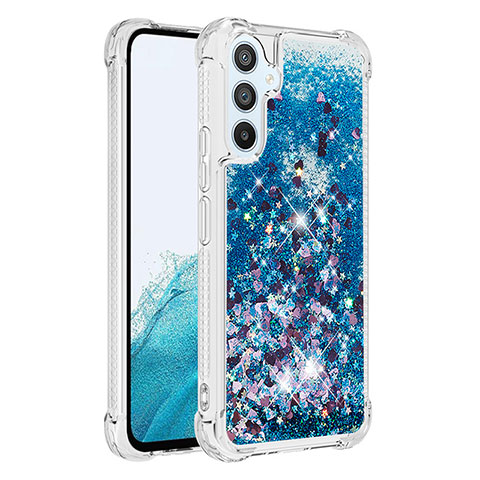 Funda Silicona Carcasa Goma Bling-Bling YB3 para Samsung Galaxy A54 5G Azul