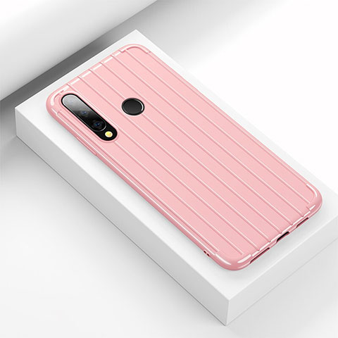 Funda Silicona Carcasa Goma Line C01 para Huawei Honor 20i Rosa