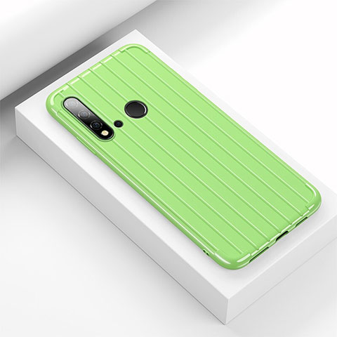 Funda Silicona Carcasa Goma Line C01 para Huawei Nova 5i Verde