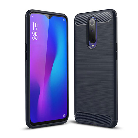 Funda Silicona Carcasa Goma Line C01 para Oppo RX17 Pro Azul