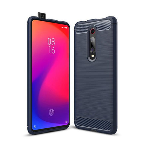 Funda Silicona Carcasa Goma Line C01 para Xiaomi Mi 9T Azul